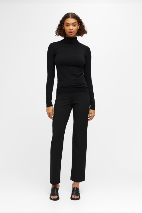 Object objthess l/s rollneck knit pullover